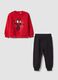 Red and black organic cotton-blend set with MARVEL Spider-Man print_0