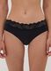 Black stretch microfibre briefs with lace_1