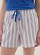 Pure cotton striped pyjama shorts, multicolour, regular fit_3