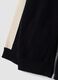 Black viscose-blend cardigan with zip and toy car patch_2