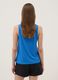 Blue stretch viscose top, regular fit_3