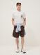 White pure cotton T-shirt with chest print, regular fit_1