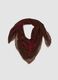 Brown wool-blend paisley-print scarf_0