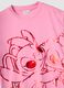 Pink pure cotton regular fit T-shirt with Stitch print_5