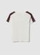 White pure cotton crew-neck T-shirt with Detroit print_2