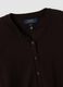 Brown wool-blend crew-neck cardigan_5