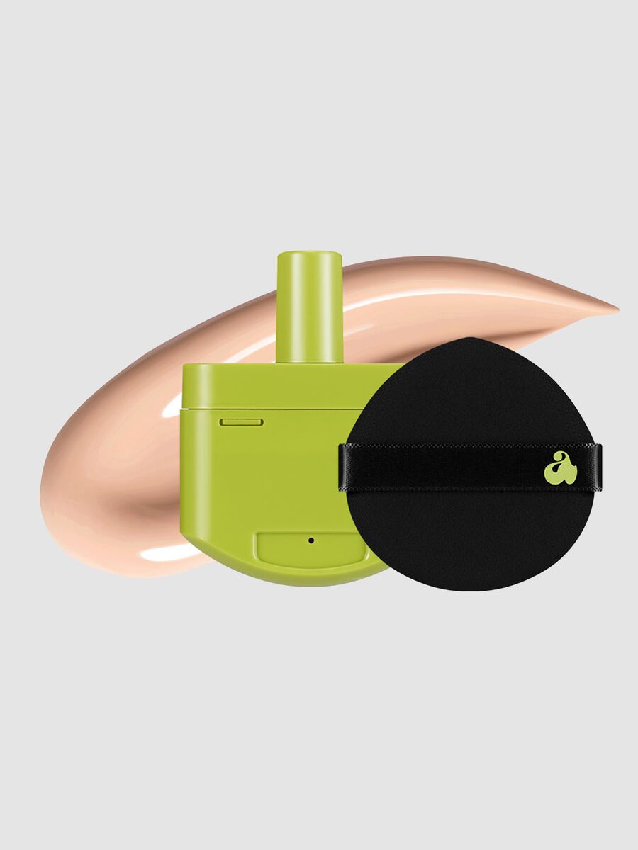 SATIN WEAR HEALTHY-GREEN CUSHION RE-FEEL 21N EBURNEAN - Make-up coreano_0