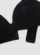 Black padded triangle bra in stretch fabric_5