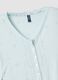 Blue pure viscose nightdress regular fit_5