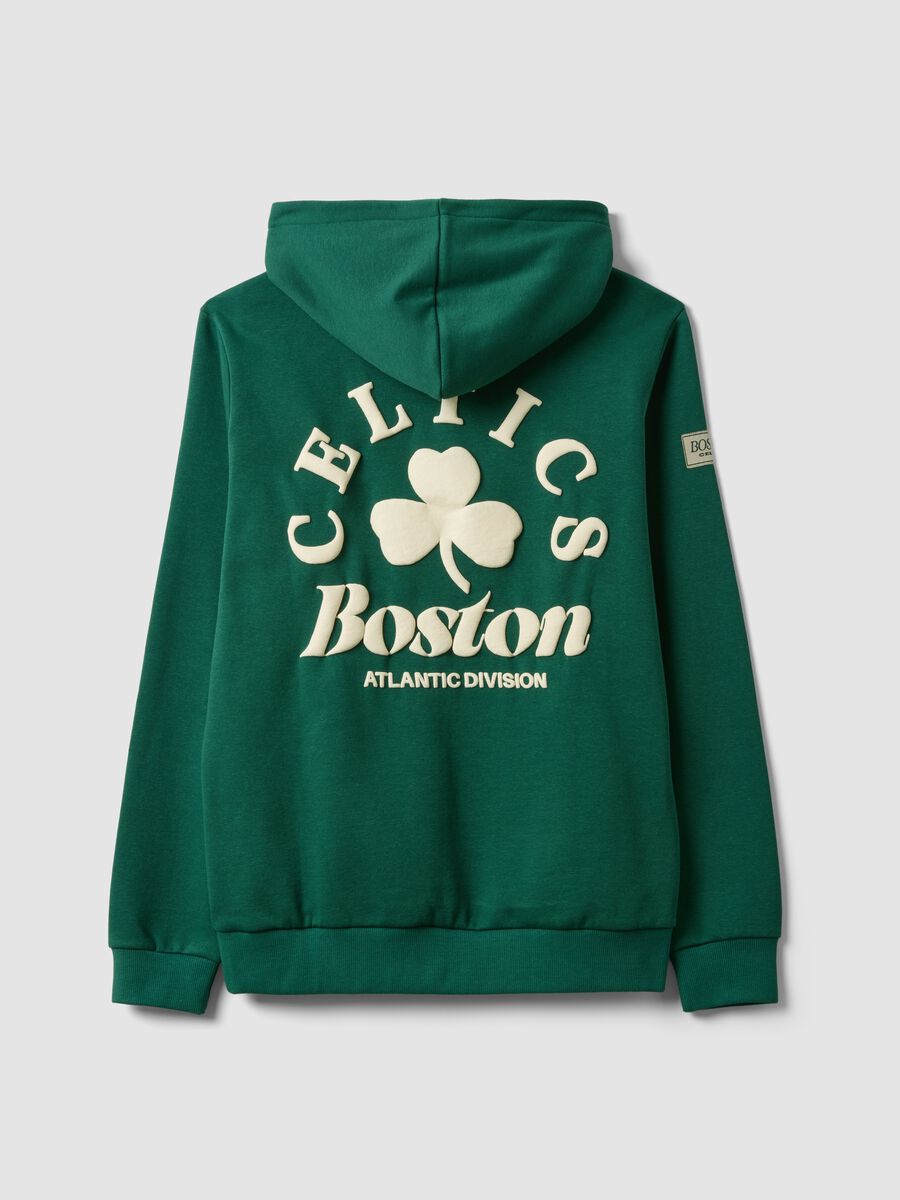 Green cotton-blend Boston Celtics hoodie_2