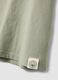 Green pure cotton regular-fit short-sleeve T-shirt_5