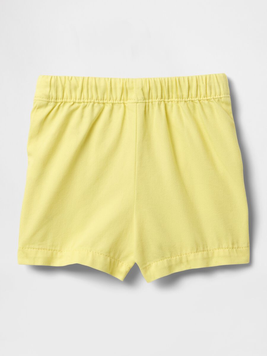 Pantaloncini in cotone con coulisse_2