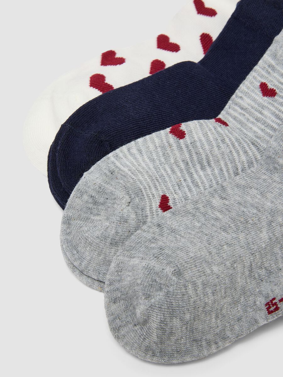 7-pack of multicolour short socks in stretch organic cotton_1