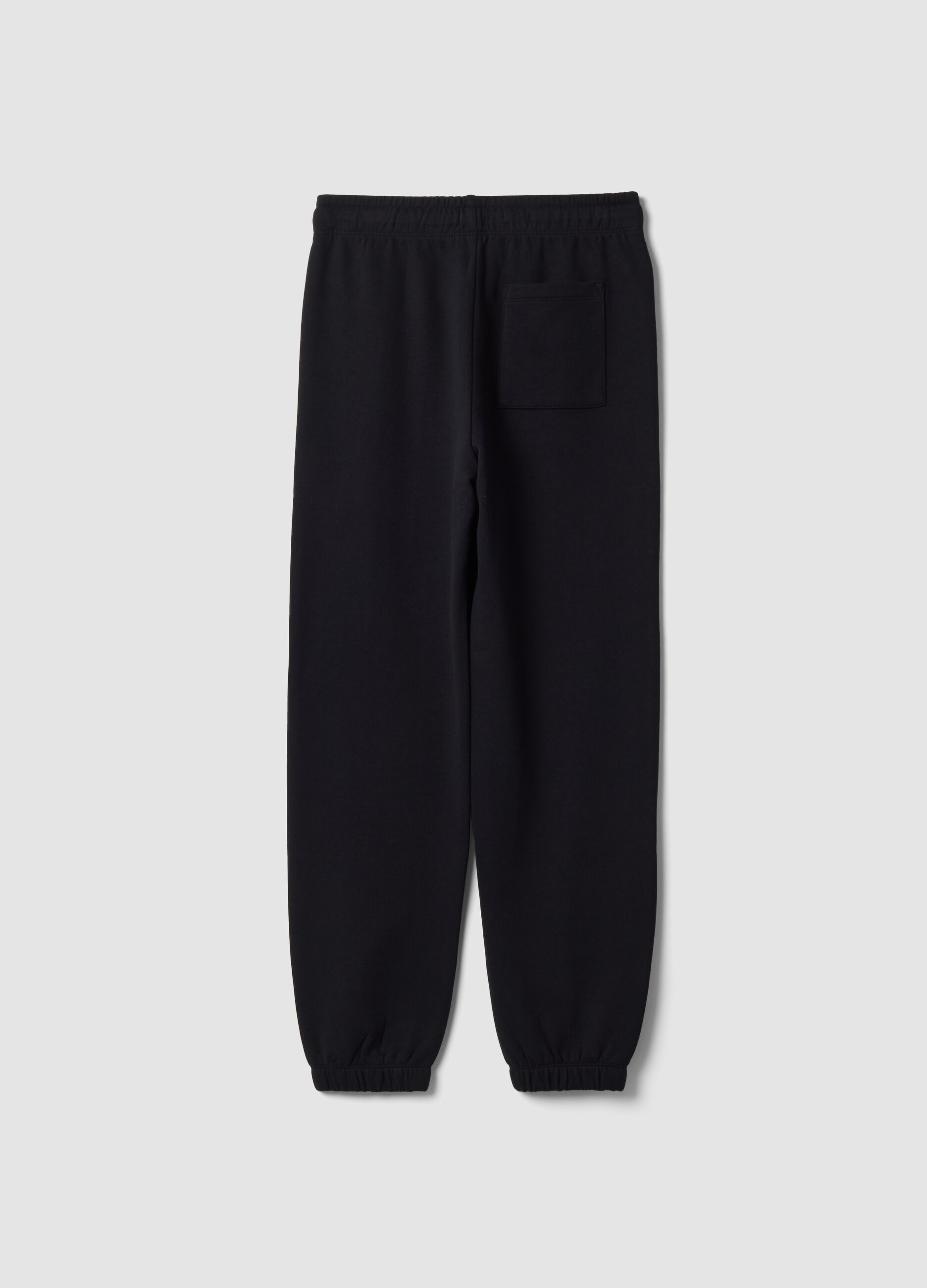 Blue jogger trousers in 100% organic cotton
