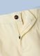 ALTAVIA SAILING yellow pure cotton cargo shorts with elasticated waistband_6