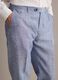 Light Blue Pure Linen Trousers_3