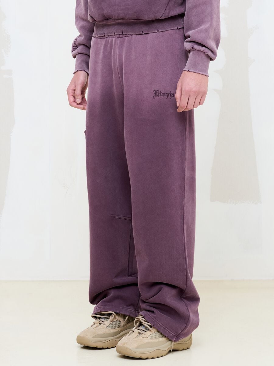 Sunfaded Burgundy Sweatpants_2