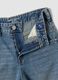 Blue denim pure cotton balloon-fit jeans_1