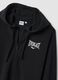 Black hooded sweatshirt in stretch viscose jersey, regular fit_5