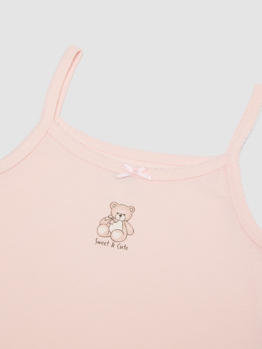 2-pack of pink and white organic cotton vests, regular fit_2