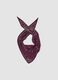 Purple patterned viscose-blend scarf_0