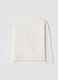 White stretch cotton crew-neck T-shirt_1