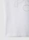 White stretch cotton girl's T-shirt regular fit_3