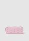 Pink silicone pouch with heart design_0