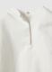 White pure cotton sweatshirt regular fit with ruffles for girls_3