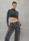 High Neck Knit Top Vintage Grey_4