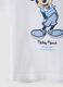 White pure cotton T-shirt for kids, regular fit with Mickey Mouse_3