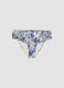 Blue and beige stretch bikini bottoms_4