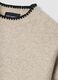 Beige stretch-wool oversized jumper_1