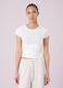 Cropped T-shirt with exposed seams ALTAVIA STUDIO_0