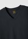 Regular fit pure cotton black T-shirt_5