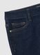 High-waisted stretch cotton blue skinny jeans_5
