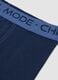 Boys&rsquo; blue mid-length boxer briefs in stretch organic cotton_3