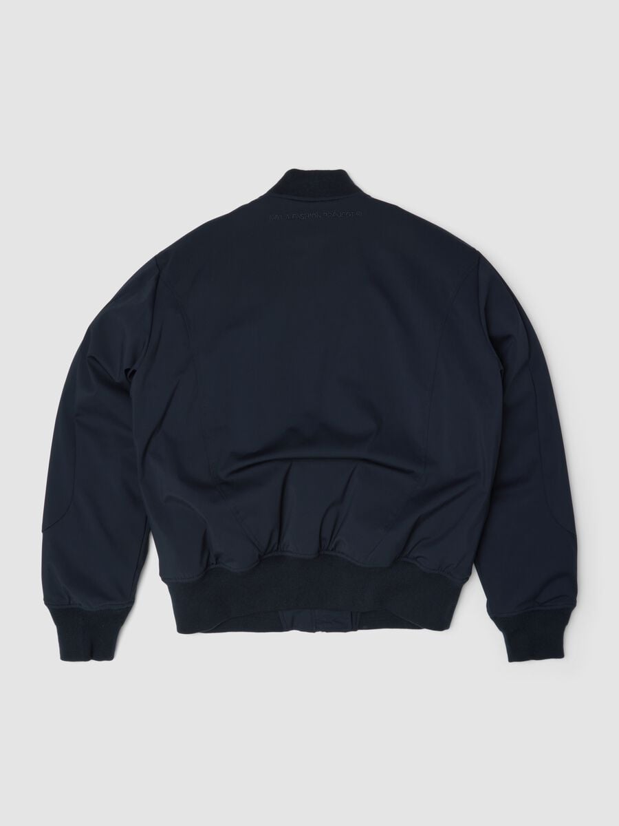 Black Nylon Bomber Jacket_5