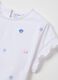 Girls&rsquo; top in white stretch cotton with regular fit_2