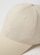 Beige pure cotton baseball cap, regular fit_2