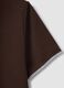 Brown pure cotton short-sleeve T-shirt, regular fit_5