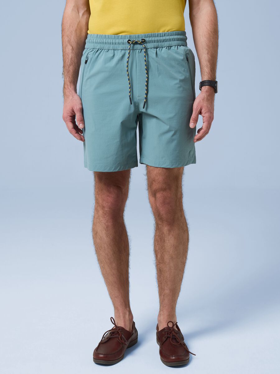 Shorts verdi in tessuto elasticizzato ALTAVIA SAILING_1