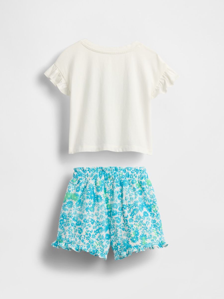 Set in misto cotone con logo GAP_1