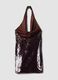 Brown sequin stretch-fabric dress_6