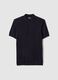 Pure cotton blue polo regular fit_4
