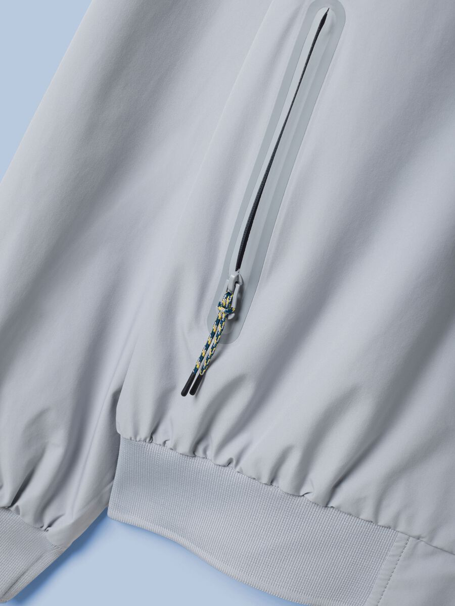 ALTAVIA SAILING grey windbreaker jacket with zip_7