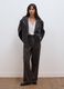 Grey wide-leg trousers in stretch viscose_0