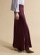 Long red skirt in pure viscose_4