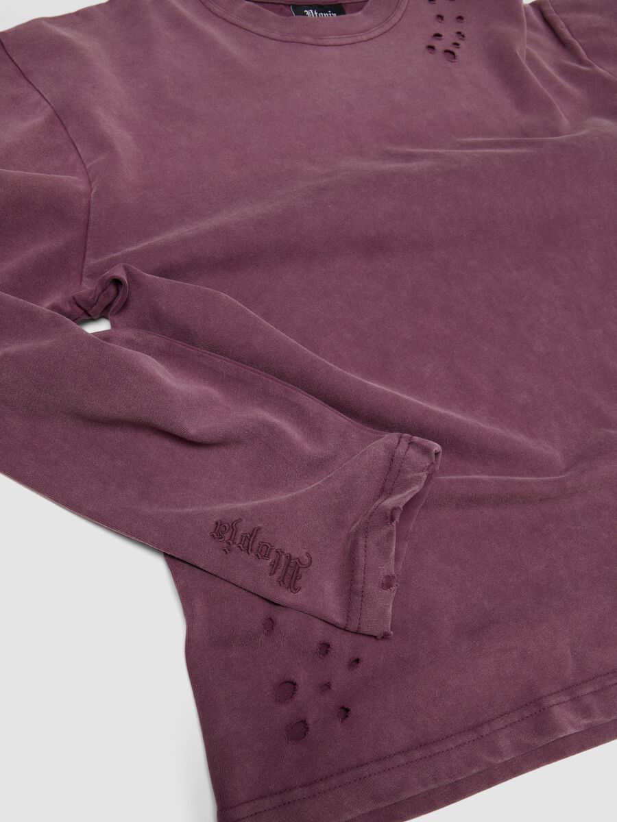 Double Long-Sleeve Sunfaded Burgundy_3