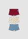 3-pack of multicolour organic stretch cotton boxer briefs for baby boys and toddlers_0
